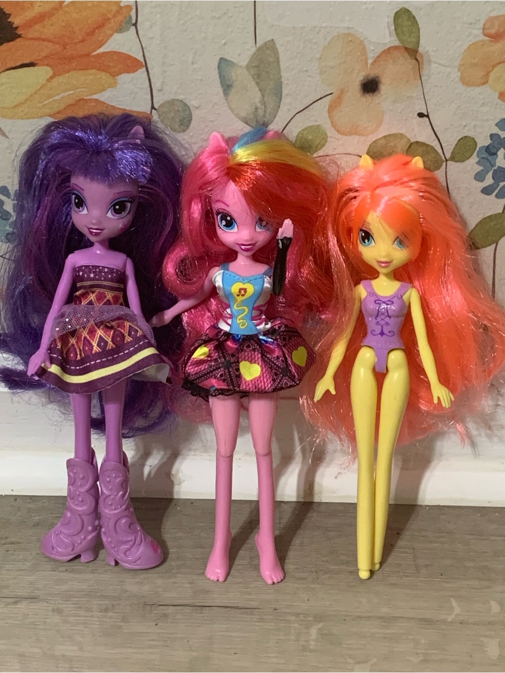 🌸 MLP Equestria Girls Dolls Twilight Sparkle, Pinkie Pie, Fluttershy